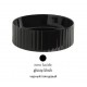 Раковина ArtCeram Millerighe OSL010 03 00, накладная, цвет черный глянцевый, 44 х 44 х 14,5 см