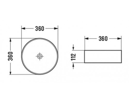 Раковина стеклянная Comforty GL05, 36 см, золото, 00-00012243