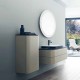 Раковина Duravit Happy D.2 Plus 2360606100 60 x 46 см, антрацит матовый/белый