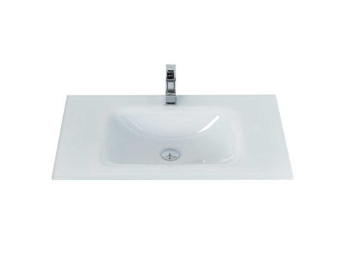 Раковина стеклянная BelBagno BB910/465-LV-VTR-BL, 91 x 46 x 15 см, без перелива, белая глянцевая