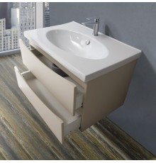 Керамическая раковина BelBagno BB700-LV-CER-N, 73,4 x 48,1 x 19,2 см