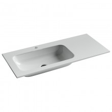 Раковина Ceramica Nova Element встраиваемая, 101 х 45.7 см, левая, белый, CN7014