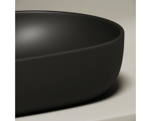 Раковина Ceramica Nova Element, 60 х 41.5 х 13.5 см, цвет черный матовый, CN6047MB