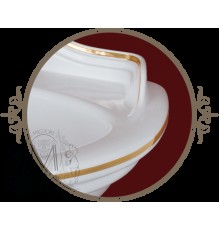 Раковина-тюльпан Migliore Milady ML.MLD-25.742D.BI белая керамика