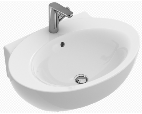 Раковина Villeroy&Boch AVEO, 68 х 50 см, подвесная, альпийский белый, NEW GENERATION 413070