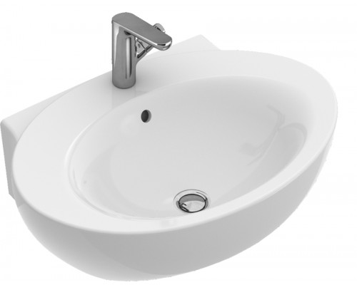 Раковина Villeroy&Boch AVEO, 68 х 50 см, подвесная, альпийский белый, NEW GENERATION 41307G