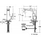 Смеситель Ideal Standard Tonic II A6332AA для раковины, с донным клапаном