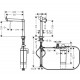 Смеситель Hansgrohe Aqittura M91 для кухонной мойки с подключением к фильтру, хром, 76804000