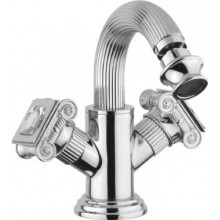 Смеситель Cezares Olimp BS2-01-Sw цвет хром, ручки квадратные Swarovski