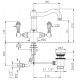 Смеситель Nicolazzi Tradizionale 1432 BZ 18 для раковины, бронза