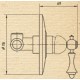 Смеситель Migliore Bomond ML.BMD-9730.СR для душа - хром