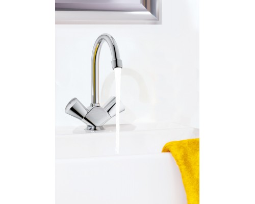 Смеситель Grohe Costa S 21338001 для раковины с поворотным изливом, г/п и цепочкой