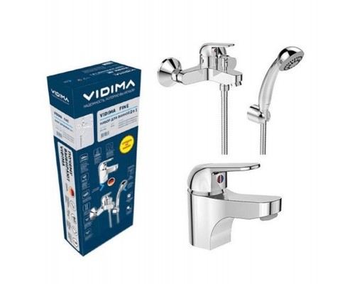 Комплект смесителей Vidima Fine BD126AA, хром