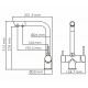 Смеситель для кухонной мойки WasserKRAFT, с подключением фильтра питьевой воды, золото, A8377
