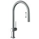 Кухонный смеситель Hansgrohe Talis M54, с вытяжным изливом, в комплекте с коробом sBox для шланга, хром, 72803000