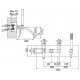 Смеситель Bandini Seta 775720PN00 для ванны/душа, никель