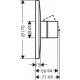 Смеситель для душа Axor Uno 45605930 встраиваемый, латунь