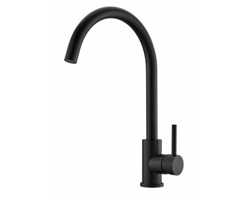 Смеситель для кухонной мойки BelBagno, черный матовый, BB-LAM03-2-IN-NERO