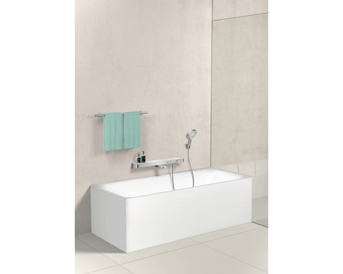 Смеситель для душа Hansgrohe ShowerTablet Select 700 термостатический, белый/хром (13184400)