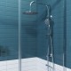 Душевая система Dorff Norma для ванны и душа со смесителем для умывальника, хром, D4092030