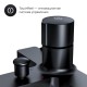Смеситель AM.PM X-Joy TouchReel для ванны и душа, черный матовый, F85A10522