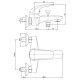 Смеситель Aquanet Cobra SD90361 (187201) для ванны и душа