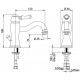 Смеситель Bandini Antico 850120KK00 для раковины, золото/ручка металлическая Antico