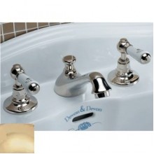Смеситель Devon&Devon Dandy MARF46 для раковины на 3 отв., светлое золото