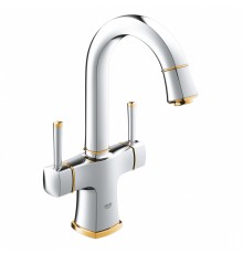 Смеситель Grohe Grandera 21107IG0, хром/золото