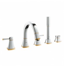 Смеситель Grohe Grandera 19919IG0 для ванны/душа, хром/золото