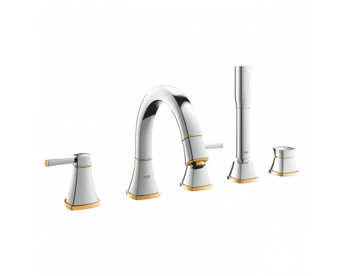 Смеситель Grohe Grandera 19919IG0 для ванны/душа, хром/золото