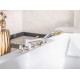 Смеситель Hansgrohe Metropol Classic 31441090 для ванны на 4 отверстия, хром/золото