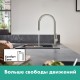 Кухонный смеситель Hansgrohe Talis M54, 72802670, с вытяжным изливом, черный матовый