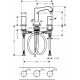 Смеситель Hansgrohe Metropol Classic 31304000 для раковины, хром