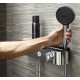 Смеситель Hansgrohe ShowerTablet Select 400 для душа, термостатический, черный матовый, 24360670