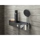 Смеситель Hansgrohe ShowerTablet Select 400 для душа, термостатический, черный матовый, 24360670