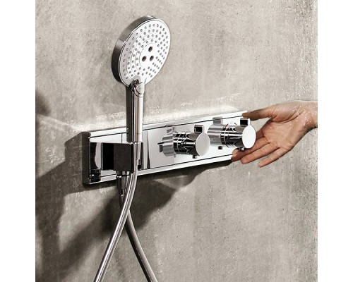 Смеситель Hansgrohe RainSelect для душа, термостатический, хром, 15355000