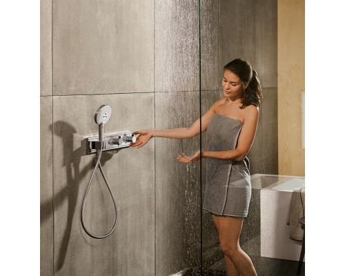 Смеситель Hansgrohe RainSelect для душа, термостатический, хром, 15355000