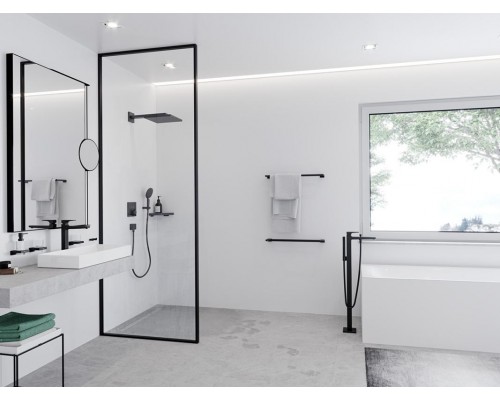 Смеситель Hansgrohe Metropol 32532670 для ванны, черный матовый