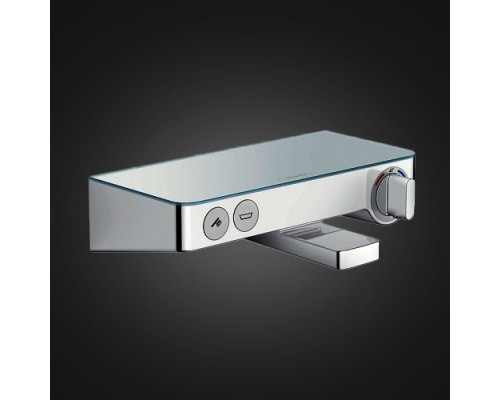 Смеситель Hansgrohe 13151000 Ecostat Select для ванны с кнопками управления, термостатический, хром, 30 см