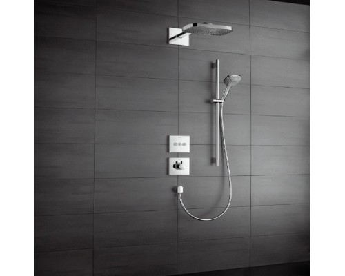 Смеситель Hansgrohe ShowerSelect Highflow для душа, термостатический, черный матовый, 15760670