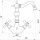 Смеситель Migliore Princeton Plus ML.PRP-8044.CRDO для биде - хром/золото