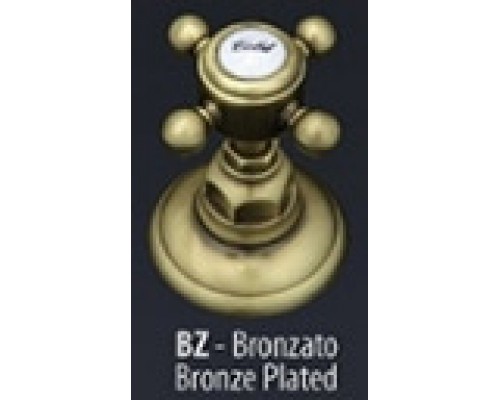 Смеситель Nicolazzi Classica Lusso 1409BZ78 для раковины на 3 отверстия, бронза, декор P. Mont Blanc