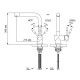 Смеситель Omoikiri Koriyama-S OKO-IN-35-S, 4991006