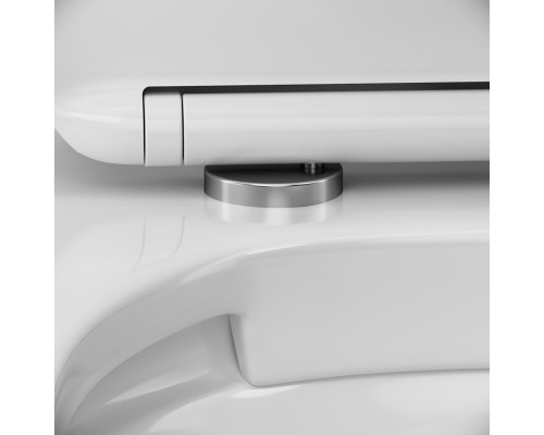 Унитаз подвесной Am.Pm X-Joy, безободковый, сиденье микролифт, белый, C851700SC