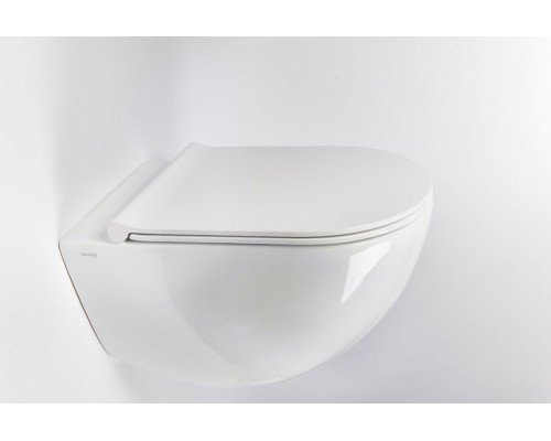 Инсталляция Valsir с безободковым унитазом Galassia Dream 7317, сиденье 7314 в комплекте, клавиша белый матовый