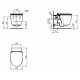 Подвесной унитаз Ideal Standard Dea AquaBlade с сиденьем, белый, T348701/T676601