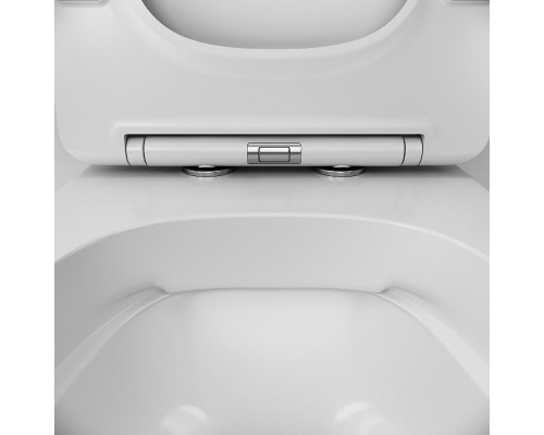 Унитаз подвесной Am.Pm X-Joy, FlashClean безободковый, сиденье микролифт, белый, C85A1702SC