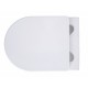 Подвесной безободковый унитаз Aquanet Smart W Rimless, крышка микролифт, Slimseat, белый, 276395