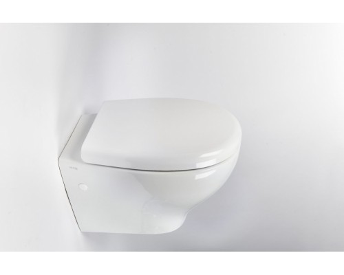 Инсталляция Valsir с безободковым унитазом Galassia Eden 7212, сиденье в комплекте, клавиша белый матовый